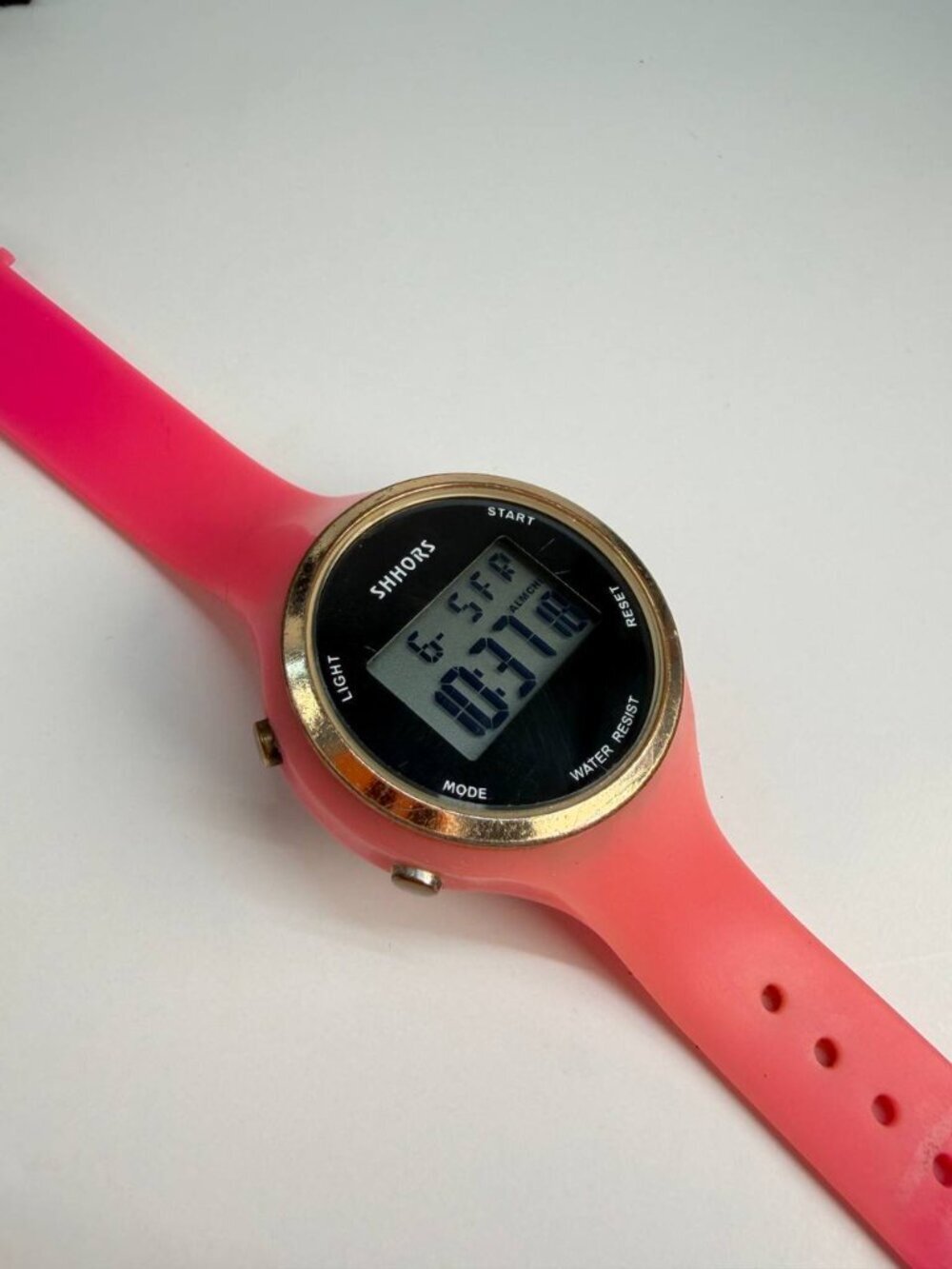 Shhors Digital Women’s Watch – Pink Silicone Strap – Fully Working - Picture 2 of 8